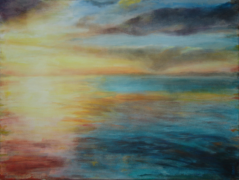 Bozsó Zsuzsa: Balatoni naplemente